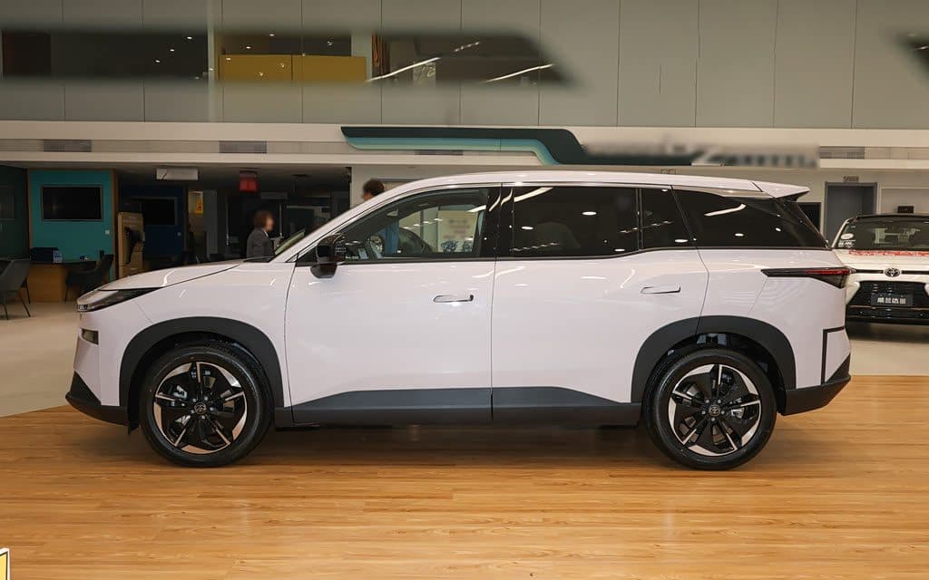 2025 Toyota bZ3X 520 Pro electric SUV — left side profile, export from China