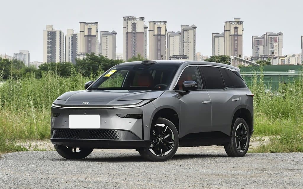 2026 Toyota bZ3X 520 Pro+ LiDAR electric SUV — front three-quarter view, export from China